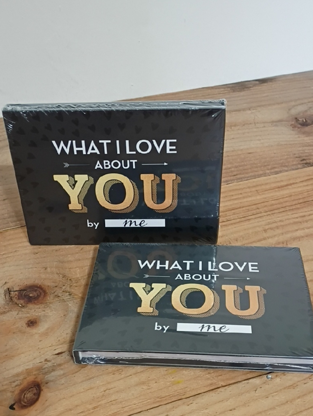 Set Of 2 What I Love About You by Me Fill in The Blank Book NWT